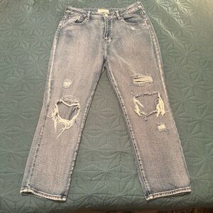 Distressed Women’s Pacsun Mom Jeans Size 30